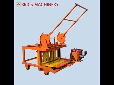 QT40-3D Mobile Block Making Machine,rubber mould paver block making machine,brick machine automatic