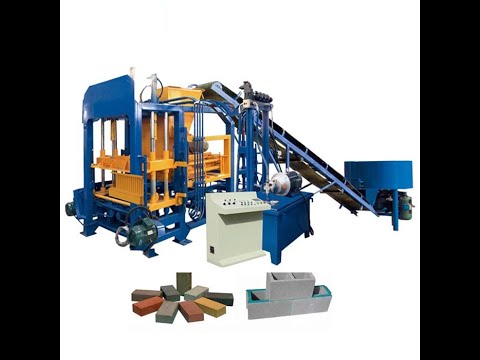 QT4-25 Concrete Block Making Machine Fully Automatic Solid Hollow Block Making Machine