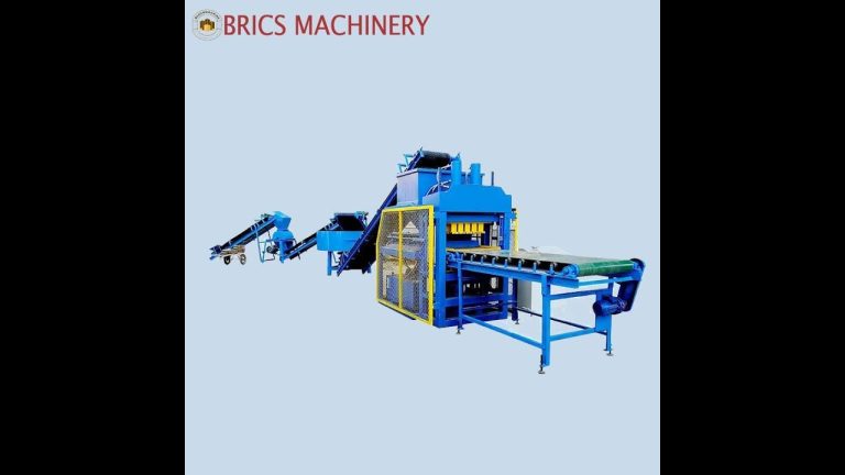 Successfully tested the fully automatic brick machine,interlocking brick machine dealer