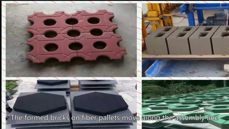 Brick machine fiber pallet,Cement brick machine automatic loading machine,Stacking assembly line