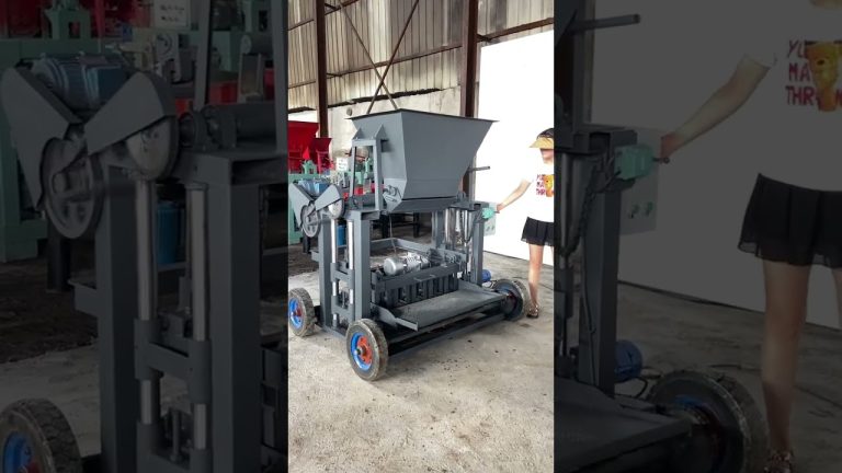 Mobile mixer mobile brick making machine brick process