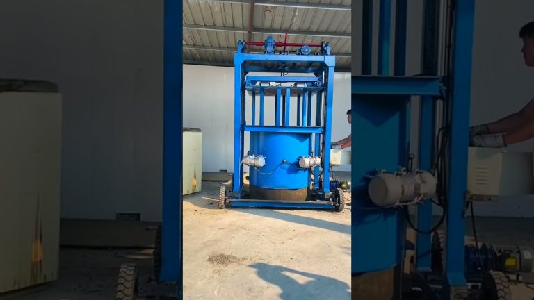 Direct push mobile brick making machine with automatic power off