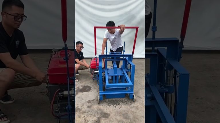 Mobile no-burning brick machine