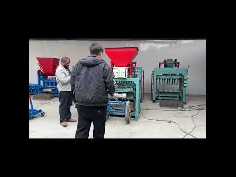 Automatic hydraulic brick pressing machine